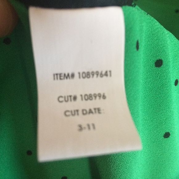 NWOT Torrid Polka Dot Georgette One Shoulder Top - Picture 6 of 7